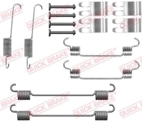 Zestaw dodatków do szczęk hamulcowych QUICK BRAKE 105-0076