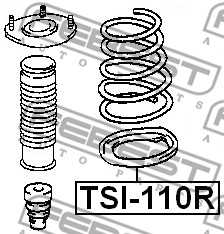 Sprężyna talerzowa FEBEST TSI-110R