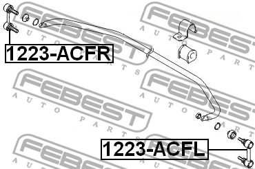 Łącznik stabilizatora FEBEST 1223-ACFL