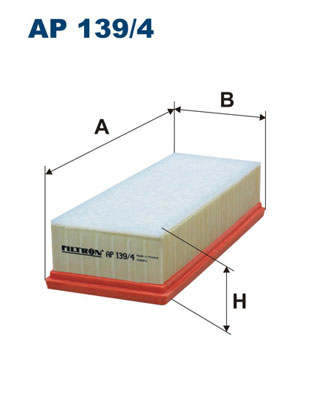 Filtr powietrza FILTRON AP139/4