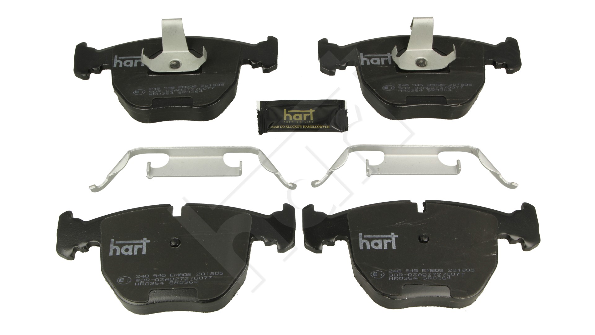 Klocki hamulcowe HART 248 945