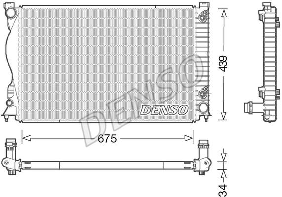 Chłodnica DENSO DRM02028