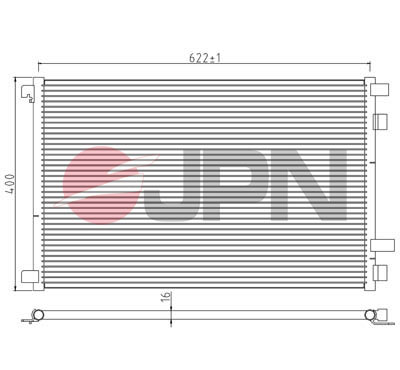 Skraplacz klimatyzacji JPN 60C9125-JPN