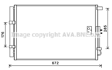Skraplacz klimatyzacji AVA QUALITY COOLING KA5229D