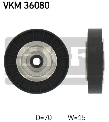 Rolka prowadząca paska osprzętu SKF VKM 36080