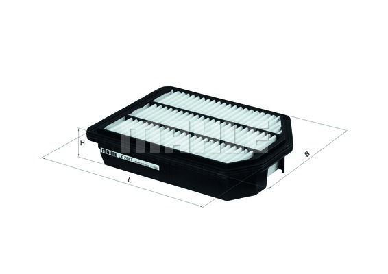Filtr powietrza KNECHT LX 2687