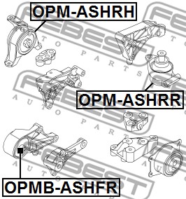Poduszka silnika FEBEST OPMB-ASHFR