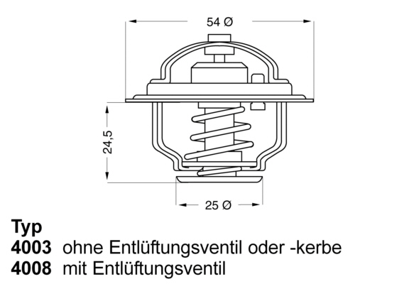 Termostat WAHLER 4008.74D