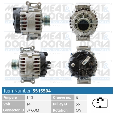 Alternator MEAT & DORIA 5515504