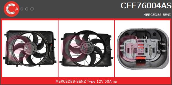 Wentylator CASCO CEF76004AS