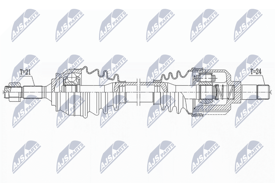 Wał napędowy NTY NPW-CT-137