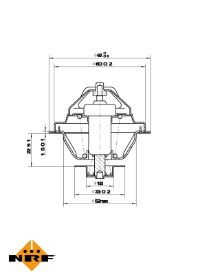 Termostat NRF 725162