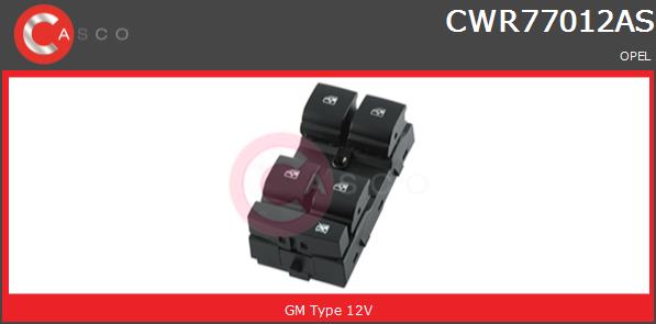 Przełącznik podnośnika szyby CASCO CWR77012AS