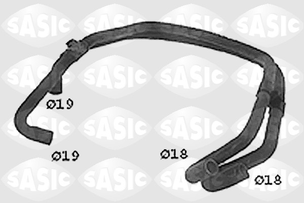 Przewód układu chłodzenia SASIC SWH4175
