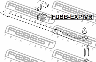 Guma stabilizatora FEBEST FDSB-EXPIVR
