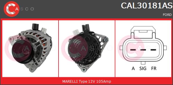 Alternator CASCO CAL30181AS