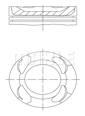 Tłok MAHLE 081 PI 00109 000