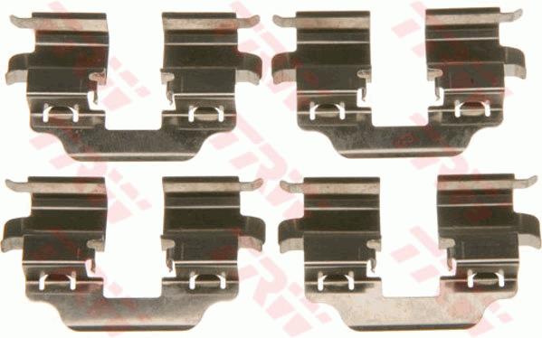 Zestaw akcesoriów montażowych  klocków hamulcowych TRW PFK610
