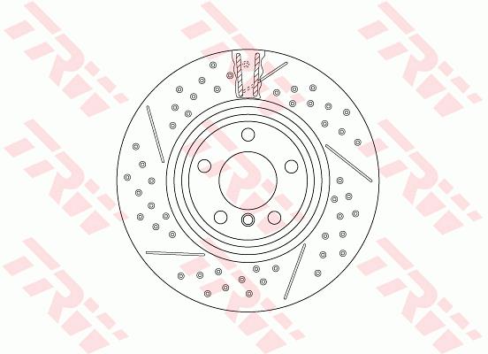 Tarcza hamulcowa TRW DF6606S