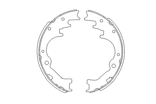 Zestaw szczęk hamulcowych KAVO PARTS KBS-5403