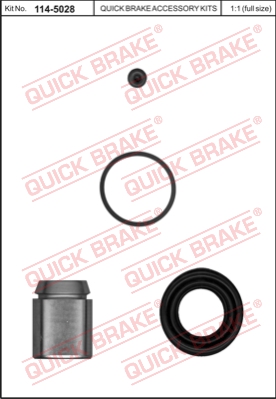 Zestaw naprawczy zacisku hamulcowego QUICK BRAKE 114-5028