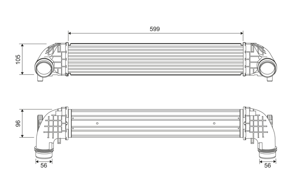 Chłodnica powietrza intercooler VALEO 818698