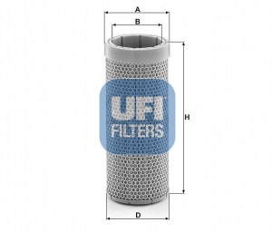 Filtr powietrza UFI 27.557.00