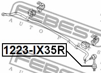 Łącznik stabilizatora FEBEST 1223-IX35R