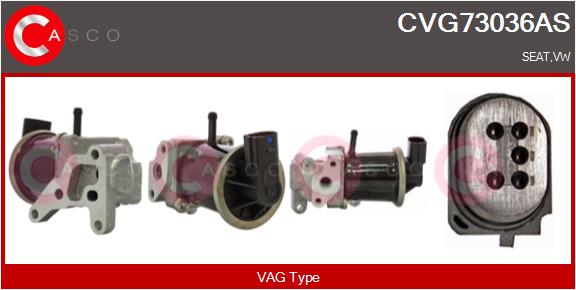 Zawór EGR CASCO CVG73036AS