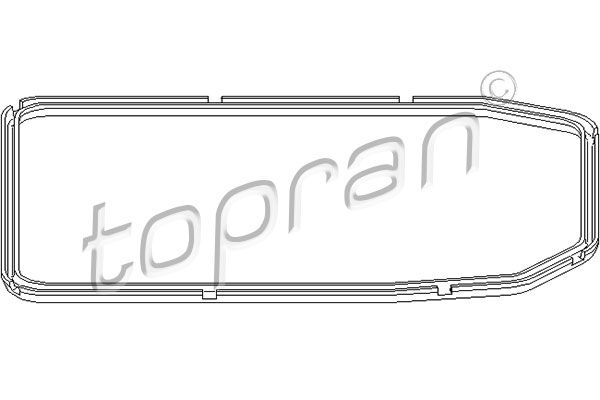 Uszczelka miski automatycznej skrzyni biegów TOPRAN 500 782