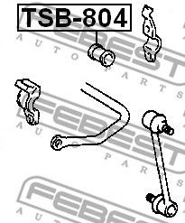 Guma stabilizatora FEBEST TSB-804