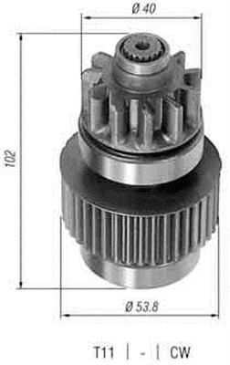 Bendiks rozrusznika MAGNETI MARELLI 940113020300