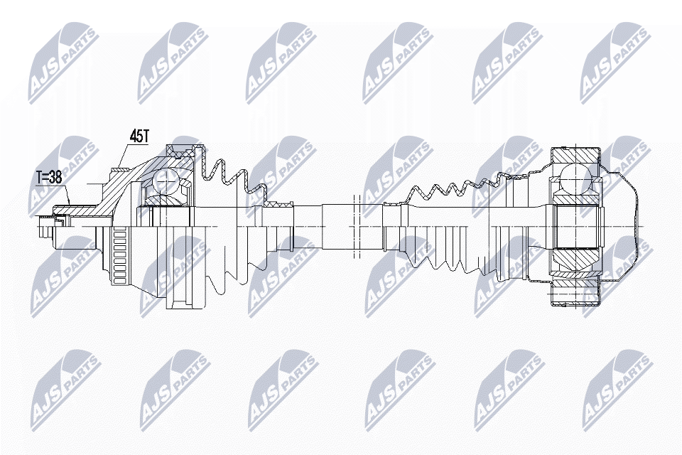 Wał napędowy NTY NPW-AU-046