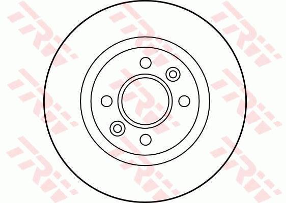 Tarcza hamulcowa TRW DF1017
