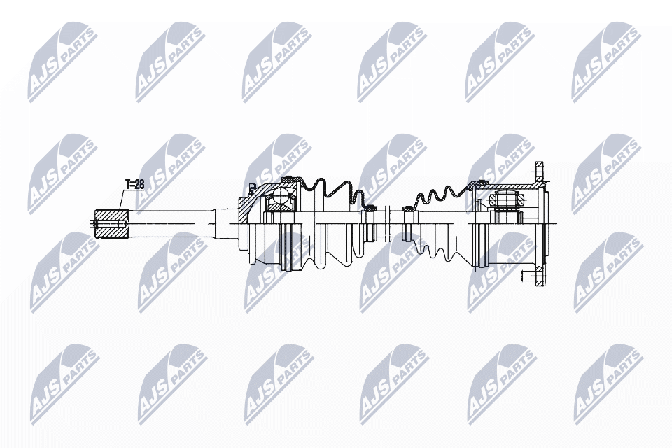 Wał napędowy NTY NPW-MS-082