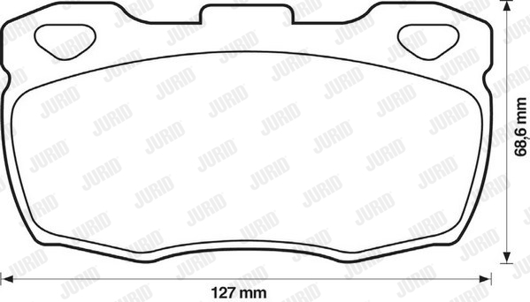 Klocki hamulcowe JURID 571827J