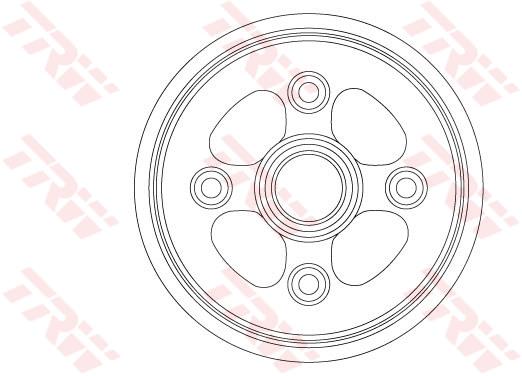 Bęben hamulcowy TRW DB4555