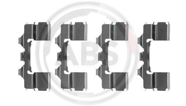 Zestaw akcesoriów montażowych  klocków hamulcowych A.B.S. 1104Q