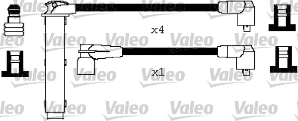 Przewody zapłonowe VALEO 346237