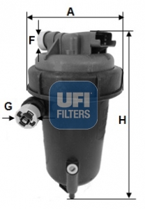 Filtr paliwa UFI 55.148.00