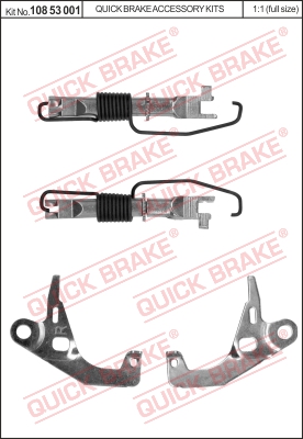 Regulacja szczęk hamulcowych QUICK BRAKE 108 53 001