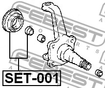 Zestaw naprawczy mechanizmu kierowniczego FEBEST SET-001