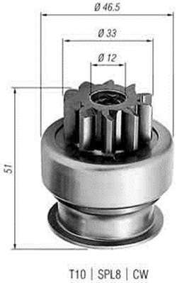 Bendiks rozrusznika MAGNETI MARELLI 940113020258