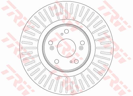 Tarcza hamulcowa TRW DF6437