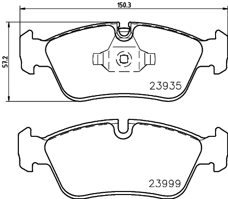 Klocki hamulcowe HELLA 8DB 355 011-281
