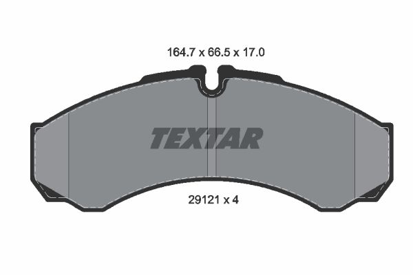 Klocki hamulcowe TEXTAR 2912111