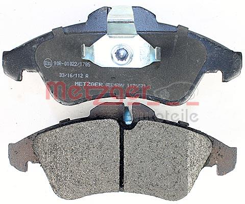 Klocki hamulcowe METZGER 1170071