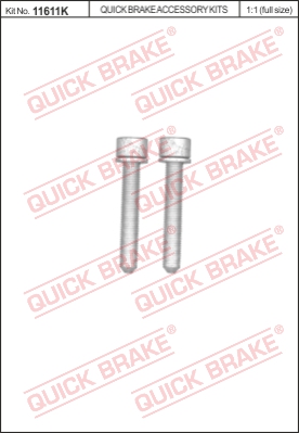 Śruba zacisku hamulcowego QUICK BRAKE 11611K