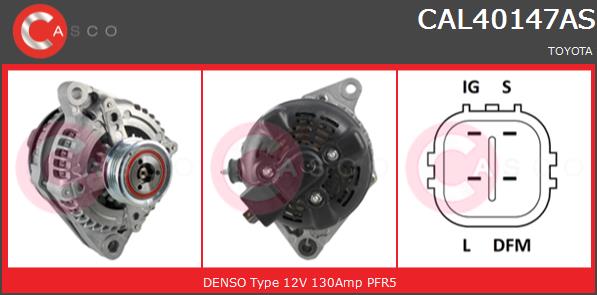 Alternator CASCO CAL40147AS