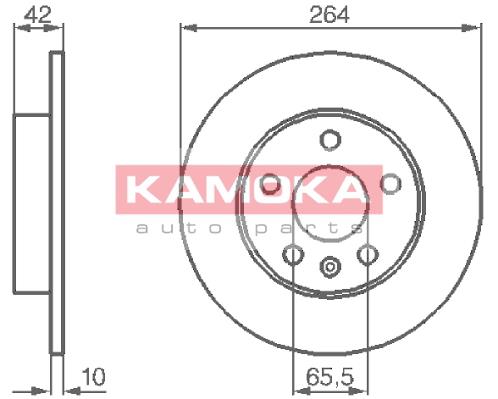 Tarcza hamulcowa KAMOKA 1032088